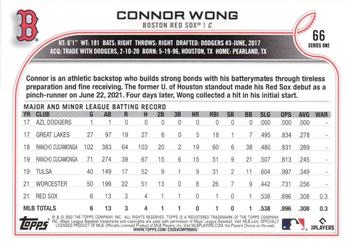 2022 Topps - Royal Blue #66 Connor Wong Back
