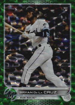 2022 Topps - Green Foilboard #22 Bryan De La Cruz Front