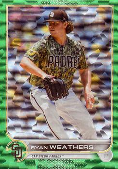 2022 Topps - Green Foilboard #70 Ryan Weathers Front
