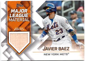 2022 Topps - Major League Material Relics (Series One) #MLM-JB Javier Baez Front