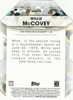 2022 Topps - Diamond Greats Die Cuts #DGDC-46 Willie McCovey Back