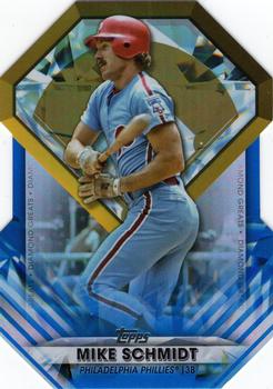 2022 Topps - Diamond Greats Die Cuts Blue #DGDC-22 Mike Schmidt Front