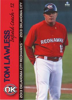 2013 Brandt Oklahoma City RedHawks #29 Tom Lawless Front
