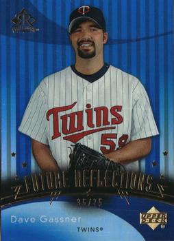 2005 Upper Deck Update - 2005 Upper Deck Reflections Update Blue #217 Dave Gassner Front