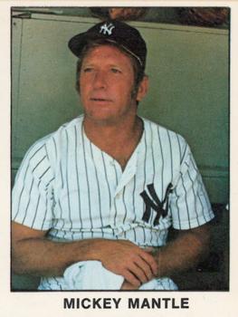 1976 SSPC New York Yankees Old-Timers Day #NNO Mickey Mantle Front