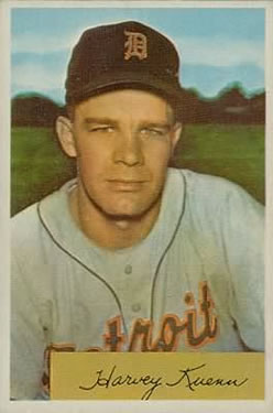 1954 Bowman #23 Harvey Kuenn Front