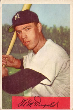 1954 Bowman #97 Gil McDougald Front