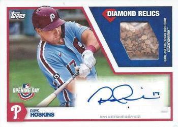 2022 Topps Opening Day - Diamond Relic Autographs #ADR-RH Rhys Hoskins Front