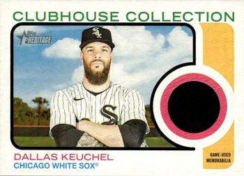 2022 Topps Heritage - Clubhouse Collection Relics #CC-DK Dallas Keuchel Front
