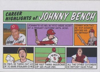 2022 Topps Heritage - 1973 Topps Comics #73TC-31 Johnny Bench Front