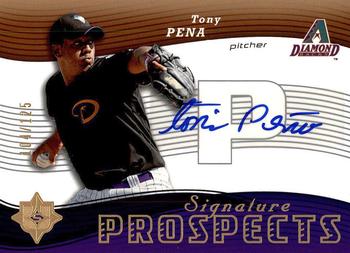 2005 Upper Deck Update - 2005 UD Ultimate Signature Edition Update #184 Tony Pena Front