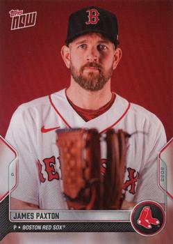 2022 Topps Now Road to Opening Day Boston Red Sox #OD-28 James Paxton Front