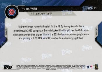 2020-21 Topps Now Off-Season #OS-11 Yu Darvish Back