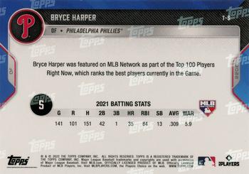 2022 Topps Now MLB Network's Top 100 #T-5 Bryce Harper Back