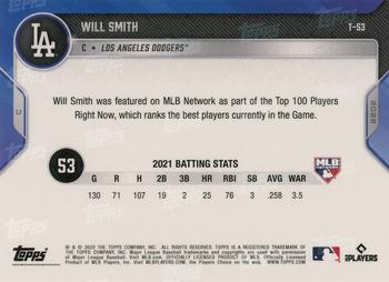 2022 Topps Now MLB Network's Top 100 #T-53 Will Smith Back