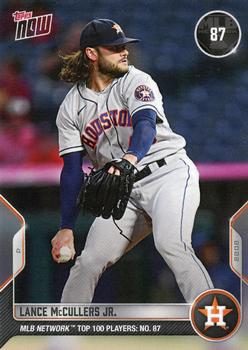 2022 Topps Now MLB Network's Top 100 #T-87 Lance McCullers Jr. Front