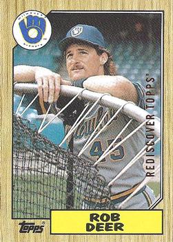 2017 Topps - Rediscover Topps 1987 Topps Stamped Buybacks Bronze #547 Rob Deer Front