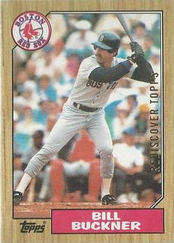 2017 Topps - Rediscover Topps 1987 Topps Stamped Buybacks Gold #764 Bill Buckner Front