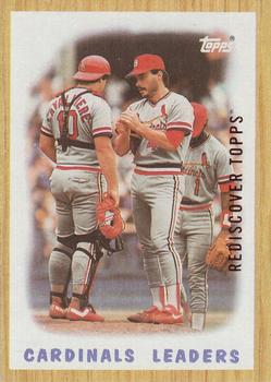 2017 Topps - Rediscover Topps 1987 Topps Stamped Buybacks Red #181 Cardinals Leaders Front