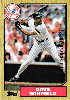 2017 Topps - Rediscover Topps 1987 Topps Stamped Buybacks Silver #770 Dave Winfield Front