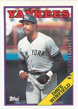 2017 Topps - Rediscover Topps 1988 Topps Stamped Buybacks Silver #510 Dave Winfield Front