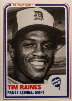 1992 Big League Cards RE/MAX Baseball Night #17 B276 Tim Raines Front