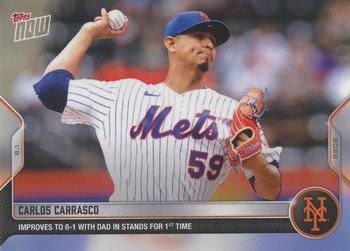 2022 Topps Now #282 Carlos Carrasco Front