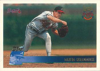 1996 Topps Team Topps Atlanta Braves #318 Greg Maddux Front