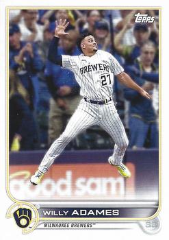 2022 Topps Milwaukee Brewers #MIL-2 Willy Adames Front