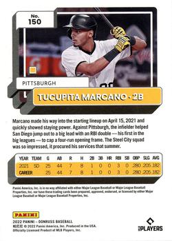 2022 Donruss - Holo Orange #150 Tucupita Marcano Back