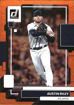 2022 Donruss - Holo Orange #155 Austin Riley Front