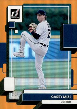 2022 Donruss - Holo Orange #183 Casey Mize Front