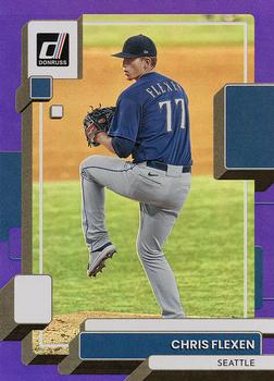 2022 Donruss - Holo Purple #176 Chris Flexen Front