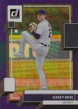 2022 Donruss - Holo Purple #183 Casey Mize Front