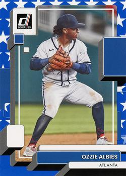 2022 Donruss - Independence Day #197 Ozzie Albies Front