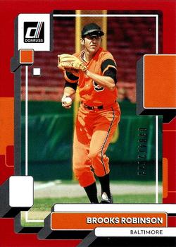 2022 Donruss - Red #136 Brooks Robinson Front