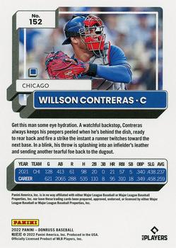 2022 Donruss - America #152 Willson Contreras Back