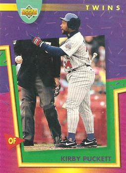 1993 Upper Deck Fun Pack #195 Kirby Puckett Front