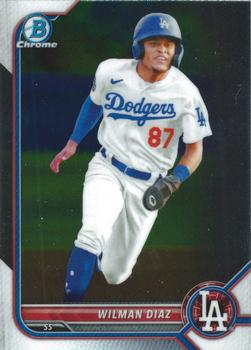 2022 Bowman - Chrome Prospects #BCP-135 Wilman Diaz Front