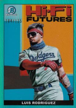 2022 Bowman - Hi-Fi Futures Aqua Refractor #HIFI-14 Luis Rodriguez Front