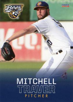 2018 Choice Burlington Bees #23 Mitchell Traver Front