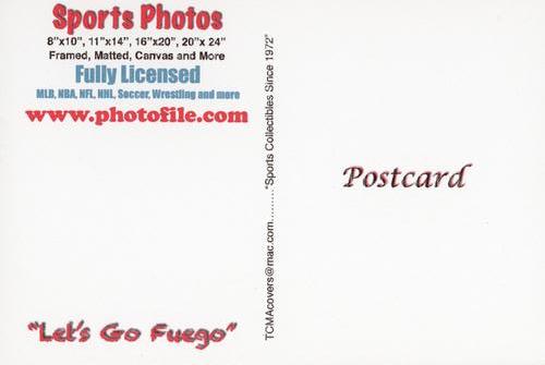 2016 Santa Fe Fuego Postcards #NNO Joey LaCugna Back