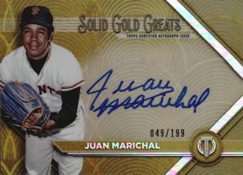 2022 Topps Tribute - Solid Gold Greats Autographs #GGA-JMA Juan Marichal Front