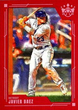 2022 Panini Diamond Kings - Framed Red #53 Javier Baez Front