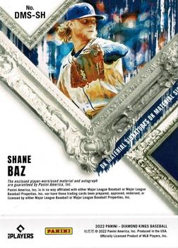 2022 Panini Diamond Kings - DK Signatures #DKS-SH Shane Baz Back