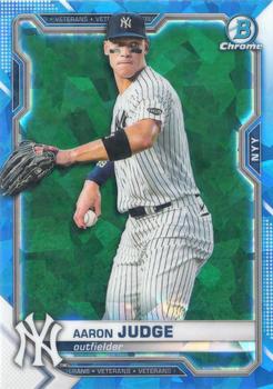 2021 Bowman Chrome Sapphire Edition #25 Aaron Judge Front