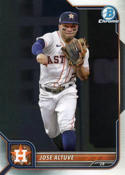 2022 Bowman Chrome #9 Jose Altuve Front