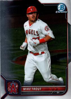 2022 Bowman Chrome #13 Mike Trout Front