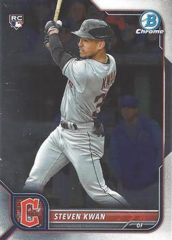 2022 Bowman Chrome #39 Steven Kwan Front