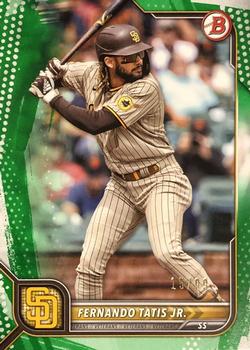 2022 Bowman - Green Pattern #34 Fernando Tatis Jr. Front